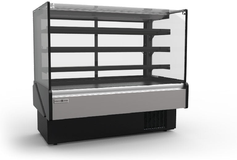 Hydra-Kool - 80" Flat Bakery Deli Case Non-Refrigerated - KBD-FG-80-D