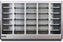 Hydra-Kool - Gray & Silver Five Section Remote Merchandiser Refrigerator With Rear Door - KGV-MR-5-R