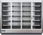 Hydra-Kool - Réfrigérateur vitrine télécommandé à quatre sections gris et argent avec porte arrière - KGV-MR-4-R