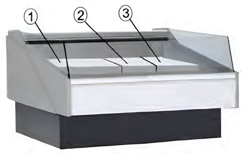 Hydra-Kool - Gray Single Level Step Shelf For KFM-40 And KPM-40 - KT011A - DISCONTINUED