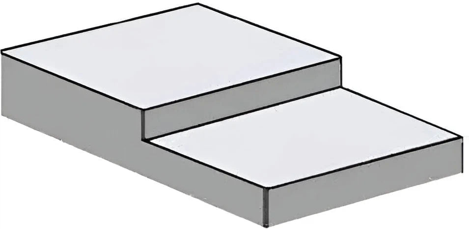Hydra-Kool - Gray Two Level Step Shelf For KFM-60 and KPM-60 - KT012E - DISCONTINUED