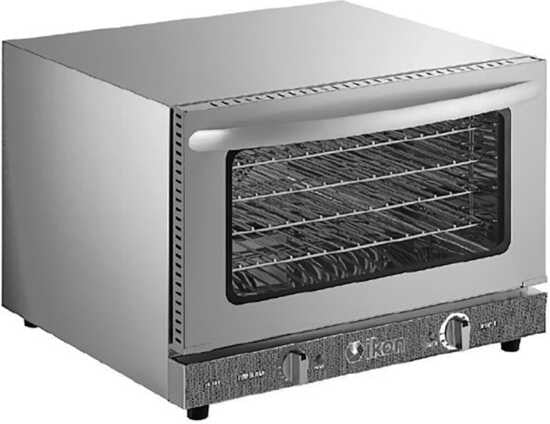IKON - 23" Half Size Electric Countertop Convection Oven with Steam Injection - IC-514S