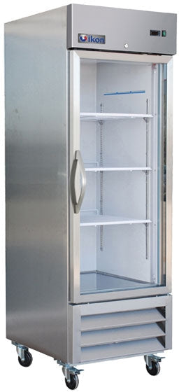 IKON - 27" Upright Bottom Mount Freezer with Glass Doors