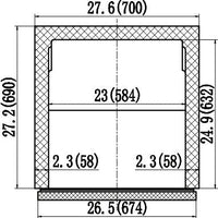 IKON - 28" Stainless Steel 2 Drawers Electric Under Counter Refrigerator - IUC28R-2D (Pre-Order Now, ETA 3 Months) - DISCONTINUED