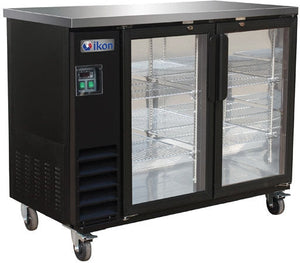 IKON - 49" Back Bar Refrigerator Swing Doors - IBB49-2G-24X
