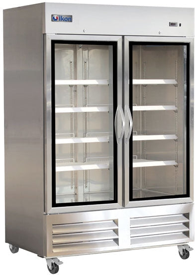 IKON - 54" Upright Bottom Mount Freezer with Glass Doors - IB54FG