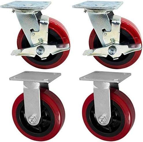 IKON - 6.2" Cooking Casters For Braked, Pack of 4 - 119-0281