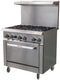 IKON COOKING - 6 Burners Gas Range With Oven - IR-6-36 - ETA MID MAY