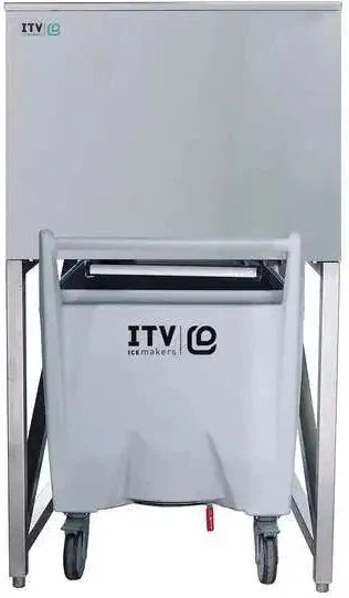 ITV Ice Makers - 242 lb Ice Bin With Cart For Modular Machine - SCS-350