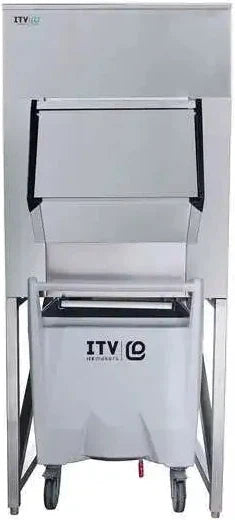 ITV Ice Makers - 533 lb Ice Bin With Cart For Modular Machine - SCS-700