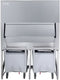 ITV Ice Makers - 728 lb Ice Bin With Cart For Modular Machine - SCD-900