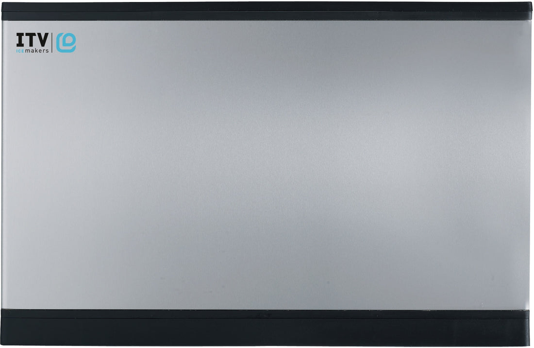 ITV Ice Makers - SPIKA MS 500 Remote, 115V Half Dice Ice Cube Machine With Air-Cooled - MS 500 A1HR