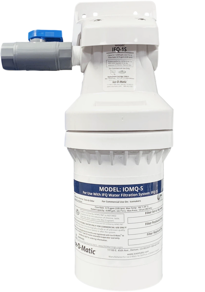 Ice-O-Matic - 0.5 Micron and 1.5 GPM Single Ice Machine Water Filter - IFQ1S