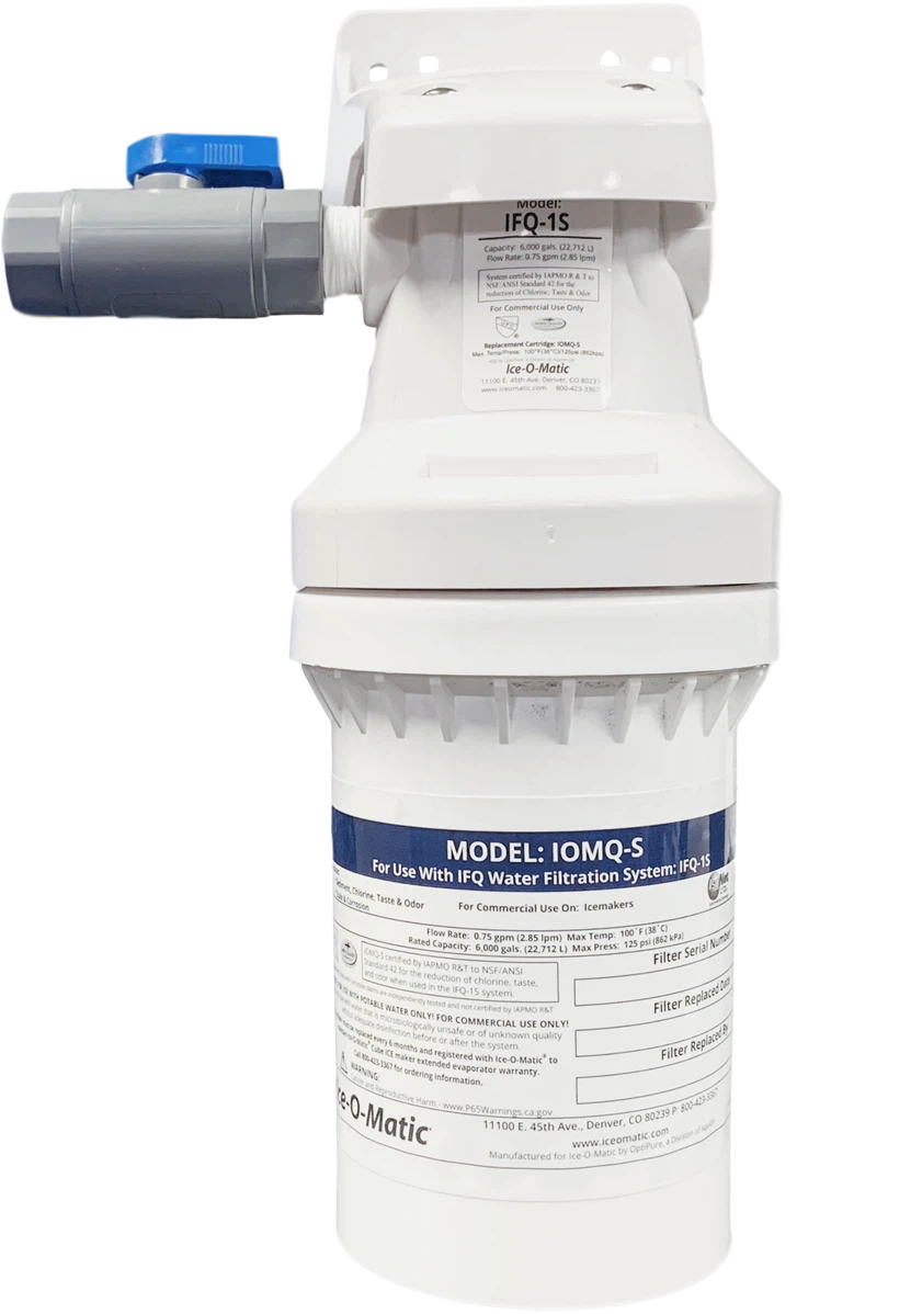 Ice-O-Matic - 0.5 Micron and 1.5 GPM Single Ice Machine Water Filter - IFQ1S