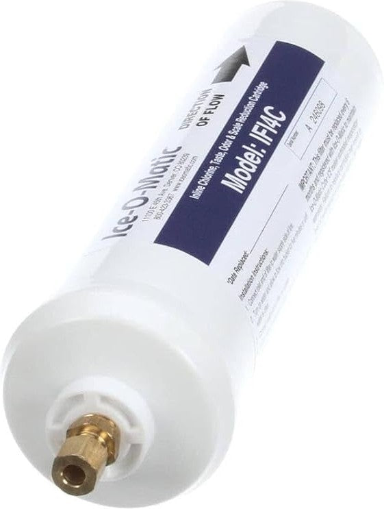 Ice-O-Matic - 1/4" Size Compression Inline Single Ice Machine Water Filter Cartridge - IFI4C