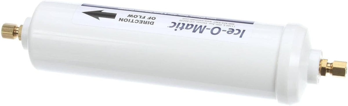 Ice-O-Matic - 1/4" Size Compression Inline Single Ice Machine Water Filter Cartridge - IFI4C