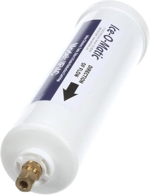 Ice-O-Matic - 1/4" Size Compression Inline Single Ice Machine Water Filter Cartridge - IFI4C