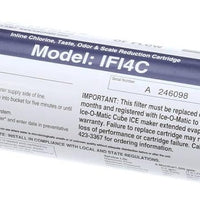 Ice-O-Matic - 1/4" Size Compression Inline Single Ice Machine Water Filter Cartridge - IFI4C