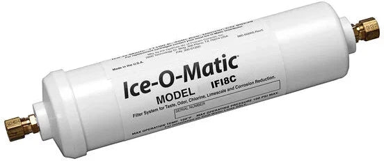 Ice-O-Matic - 3/8" Size Compression Inline Single Ice Machine Water Filter Cartridge - IFI8C
