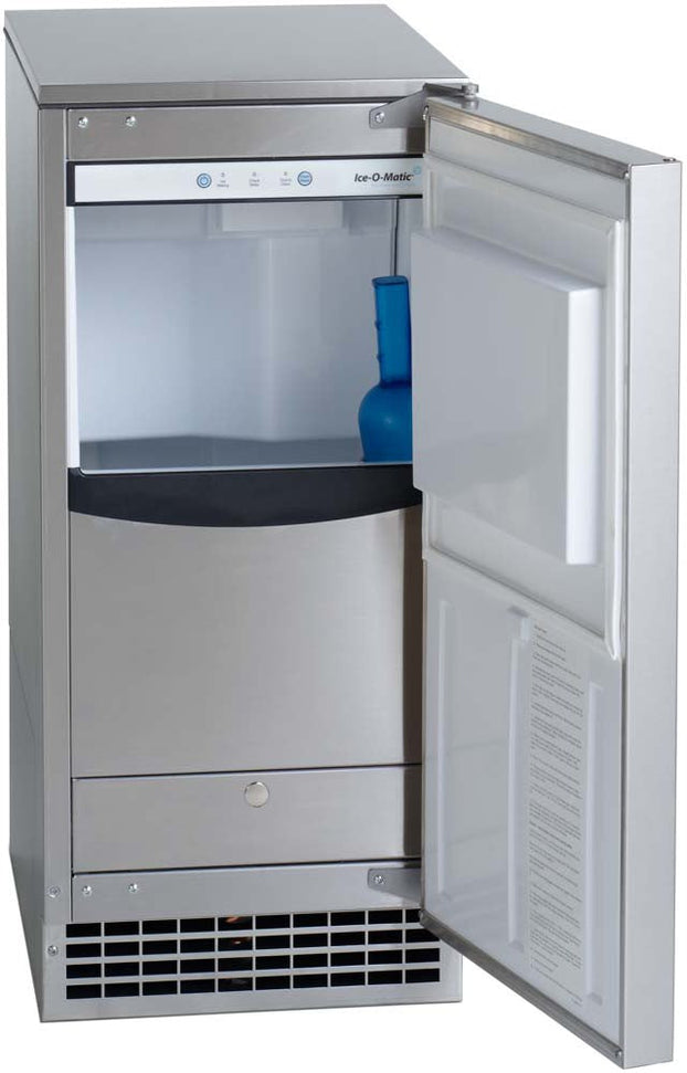 Ice-O-Matic - 85 lb Air Cooled Undercounter Pearl Nugget Ice Machine - GEMU09090