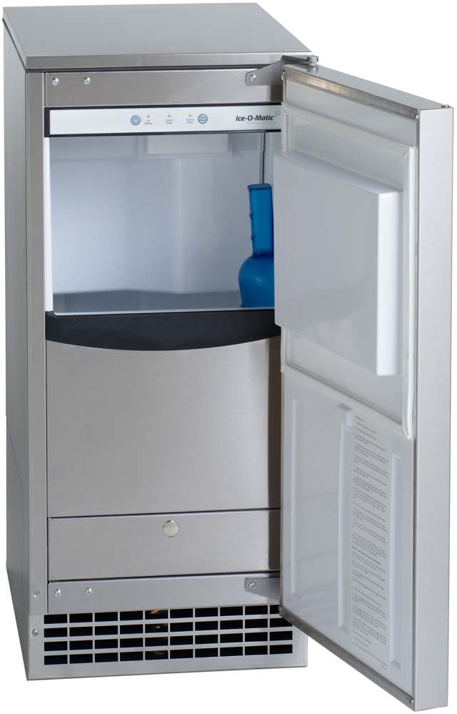 Ice-O-Matic - 85 lb Air Cooled Undercounter Pearl Nugget Ice Machine - GEMU09090