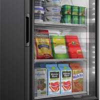 Imbera - 25″ One Glass Swing Door Refrigerator with 9 Cu. Ft. Capacity, Black - VR10