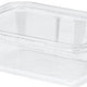 Inline Plastic - 24 Oz Tamper Clear Square Hinged Container, 200/Cs - TS24