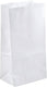 International Paper - #4 White Paper Bag, 500/Bn  - 5186