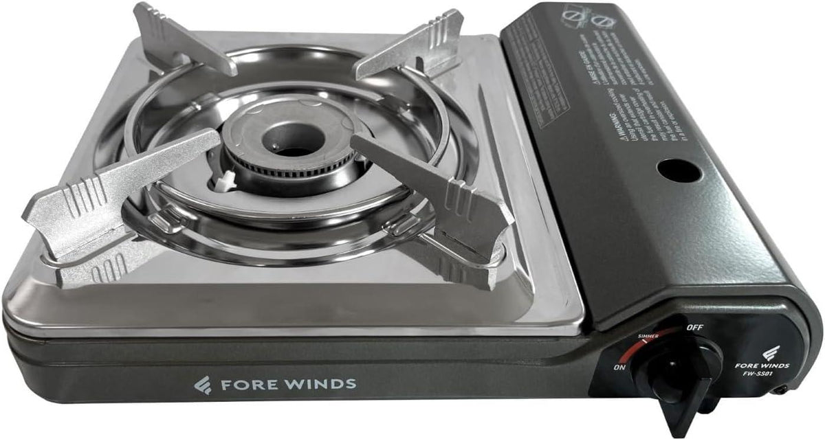 Iwatani - 12000 BTU Fore Winds Portable Butane Stove - FW-SS01