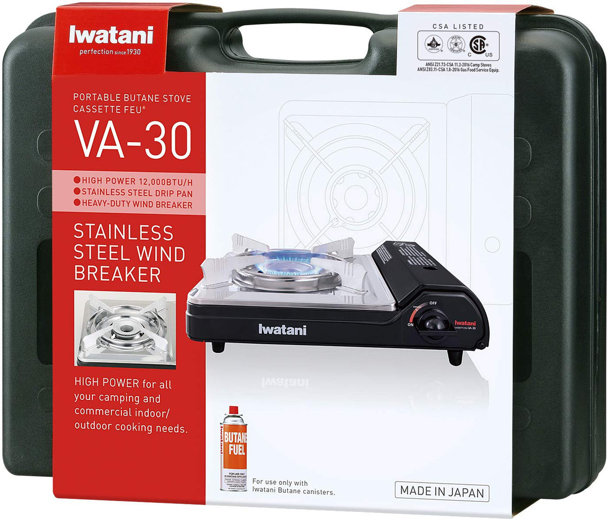Iwatani - 12000 BTU Portable Butane Stove - VA-30 - DISCONTINUED