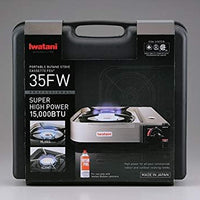 Iwatani - 15000 BTU High-Powered Portable Butane Stove - 35FW