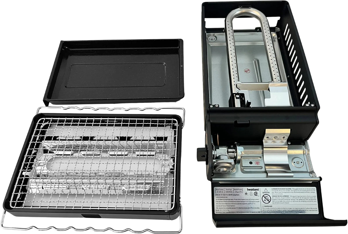 Iwatani - Hibachi Portable Grill BBQ Butane Stove - CB-ABR-US