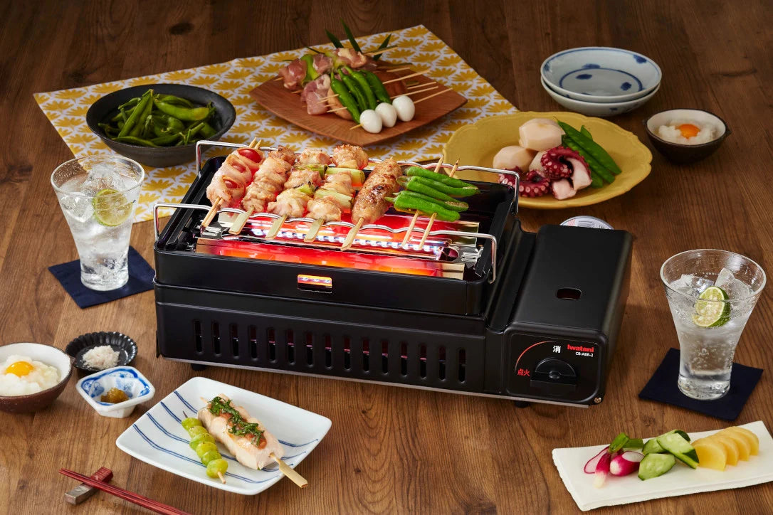 Iwatani - Hibachi Portable Grill BBQ Butane Stove - CB-ABR-US