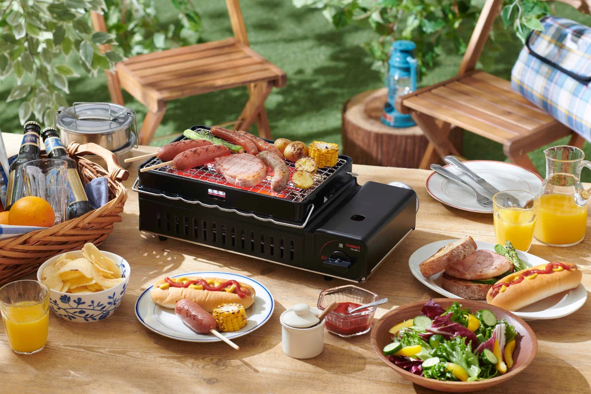 Iwatani - Hibachi Portable Grill BBQ Butane Stove - CB-ABR-US