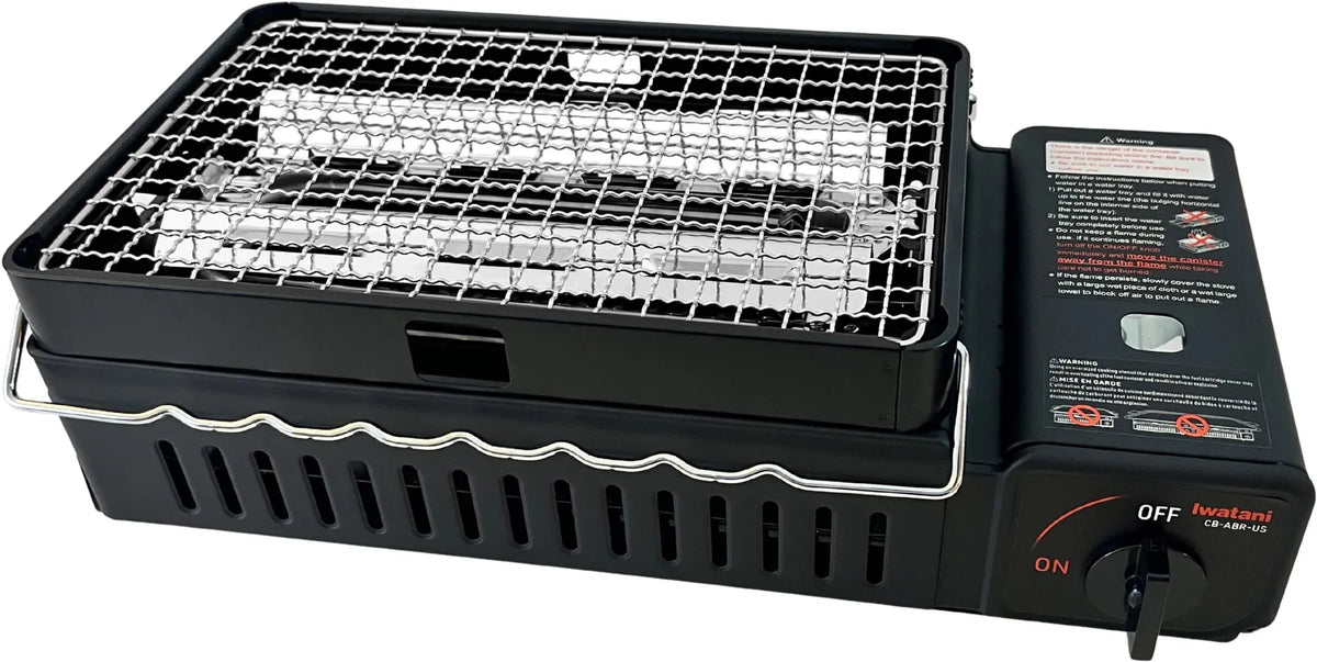 Iwatani - Hibachi Portable Grill BBQ Butane Stove - CB-ABR-US