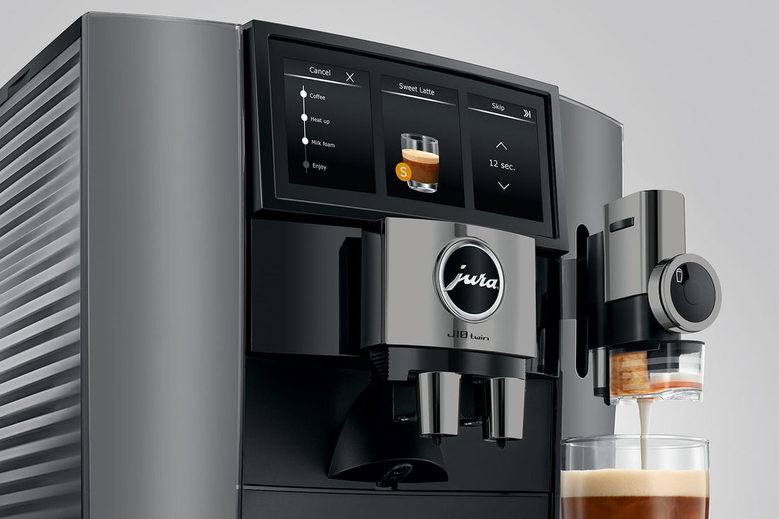 Jura - J10 Twin NAA Automatic Coffee Machine Diamond Onyx - 15724