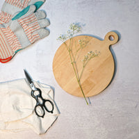 J.K. Adams - 10" Round Maple Cutting Board - MRB-10R