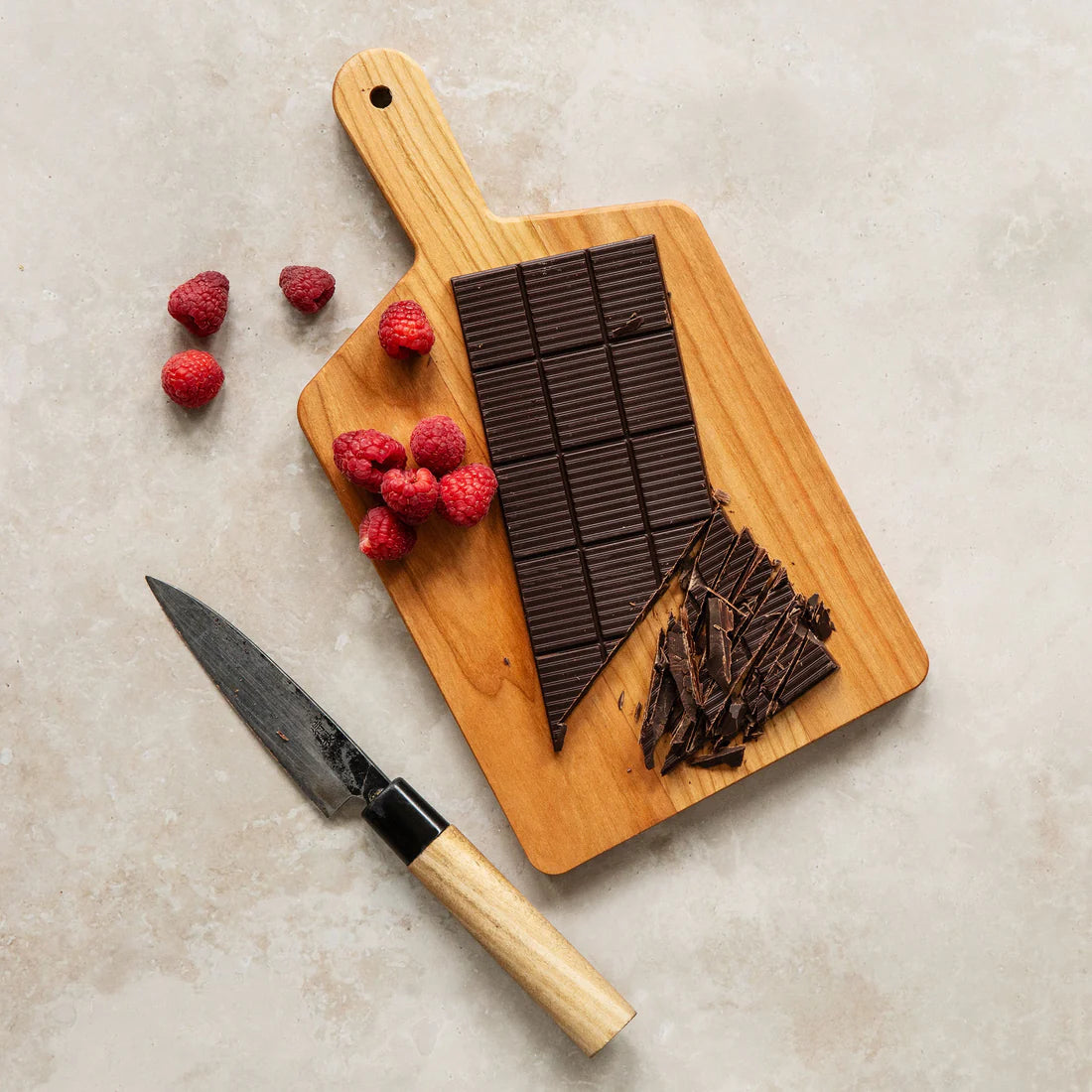J.K. Adams - 11" x 6" x 0.5" Rectangle Cherry Cheese Board - MCB-RECT-CY