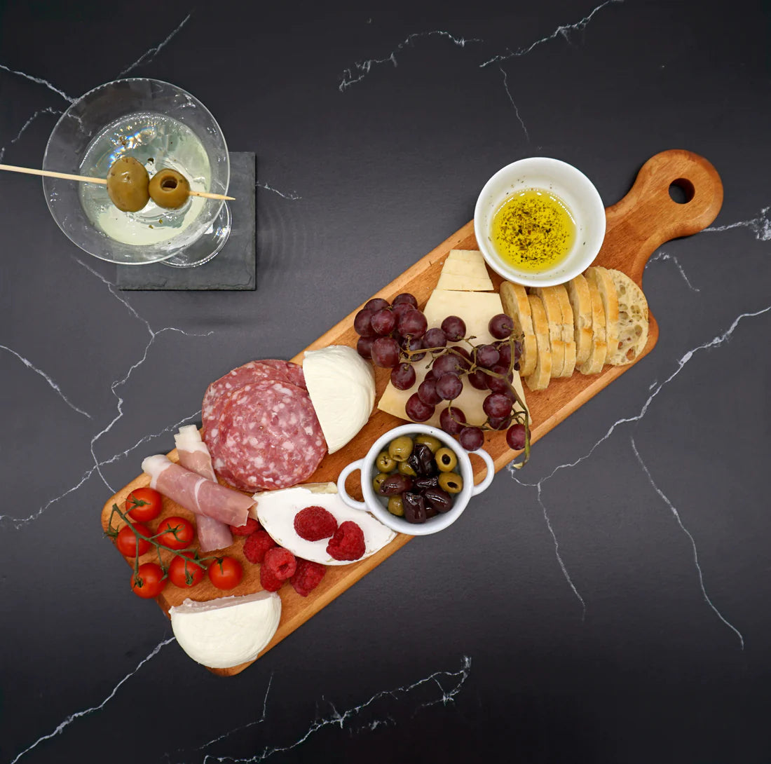 J.K. Adams - 11" x 6" x 0.6" Mini Artisan Bread Plank Serving Board - ART-PLNK-MINI - DISCONTINUED