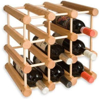J.K. Adams - 12" Natural Bottle Wine Rack - MW R-B12-N
