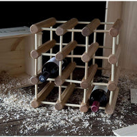 J.K. Adams - 12" Natural Bottle Wine Rack - MW R-B12-N