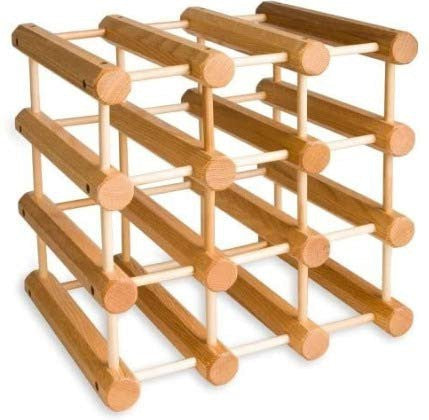 J.K. Adams - 12" Natural Bottle Wine Rack - MW R-B12-N
