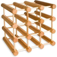 J.K. Adams - 12" Natural Bottle Wine Rack - MW R-B12-N