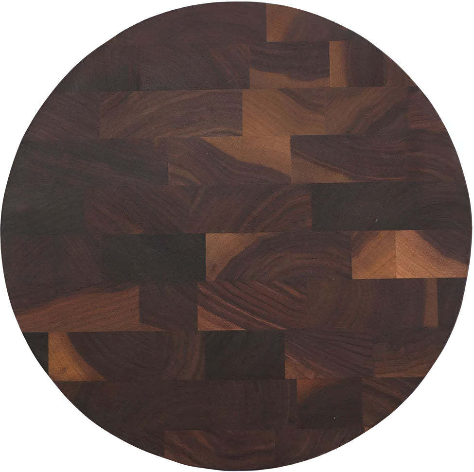 J.K. Adams - 12" x 2" Small Round Walnut Professional End Grain - PRO-12R-W - DISCONTINUED