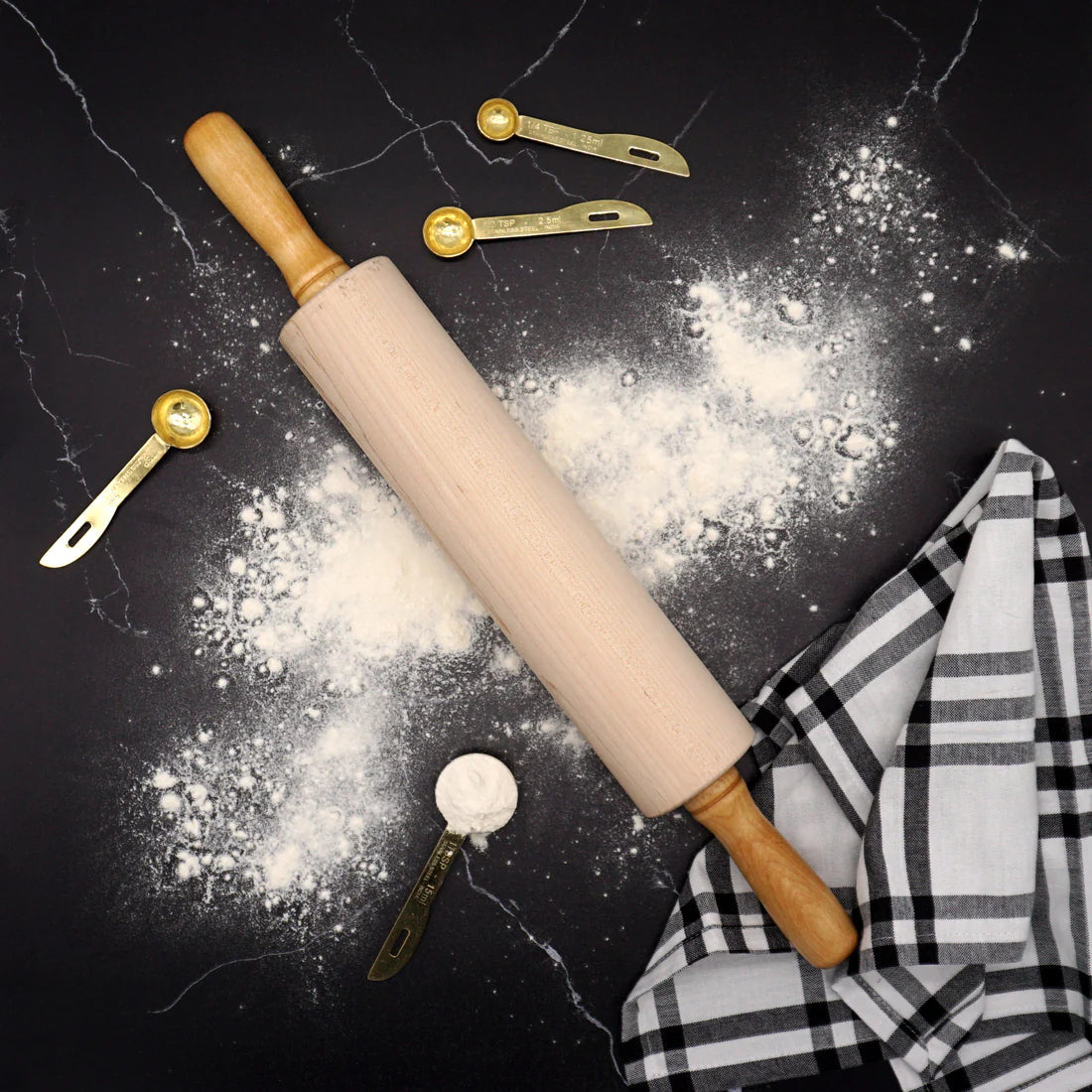 J.K. Adams - 12" x 2.3" Gourmet Rolling Pin - GRP-4