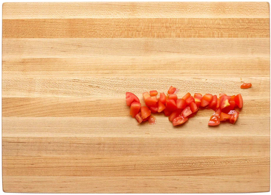 J.K. Adams - 14" x 10" x 1.5" Maple Professional Series Edge Grain Cutting Board - PRO-1410-M