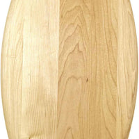 J.K. Adams - 14" x 8.5" Classic Maple Oval Serving Board - CMS-OVAL