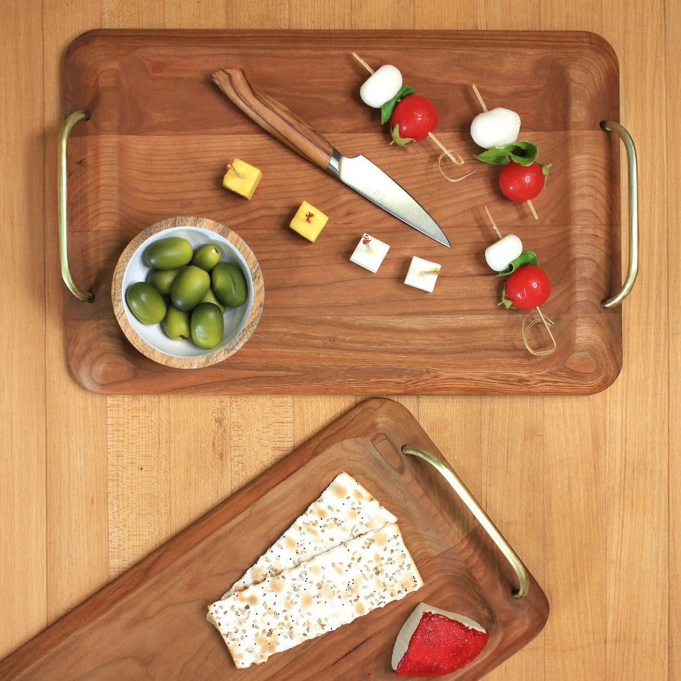 J.K. Adams - 15" x 10" Castleton Cherry Serving Board - CHS-1510-CY