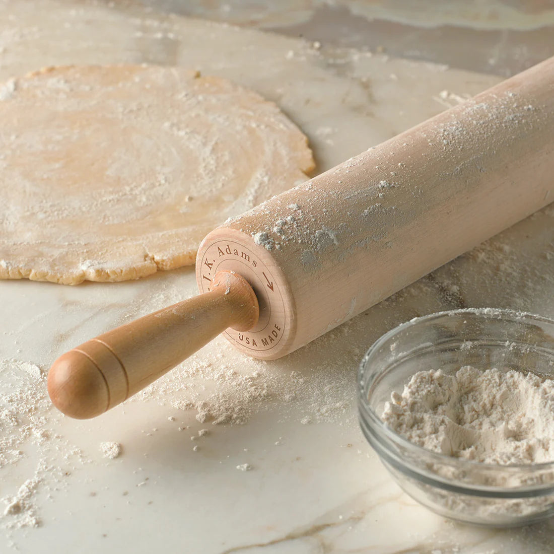 J.K. Adams - 15" x 2.75" Patisserie Rolling Pin - PAT-1