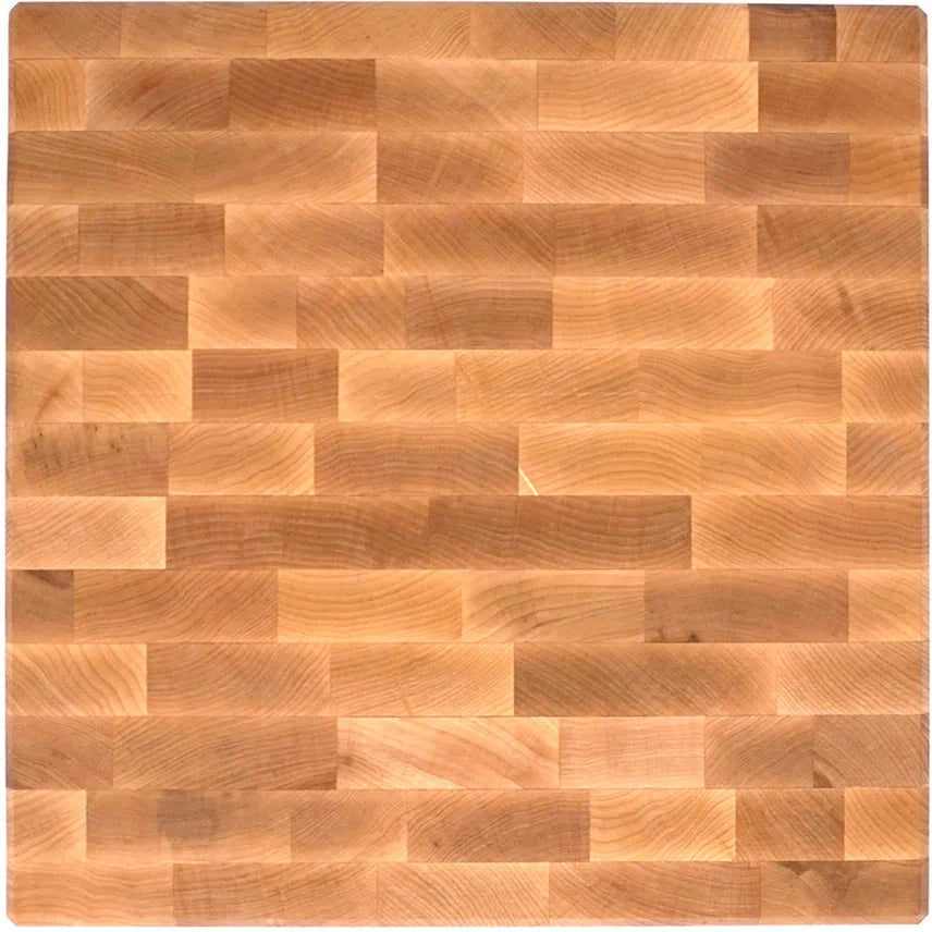 J.K. Adams - 16" x 16" x 2" Maple Professional Series End Grain Serving Board - PRO-1616-M